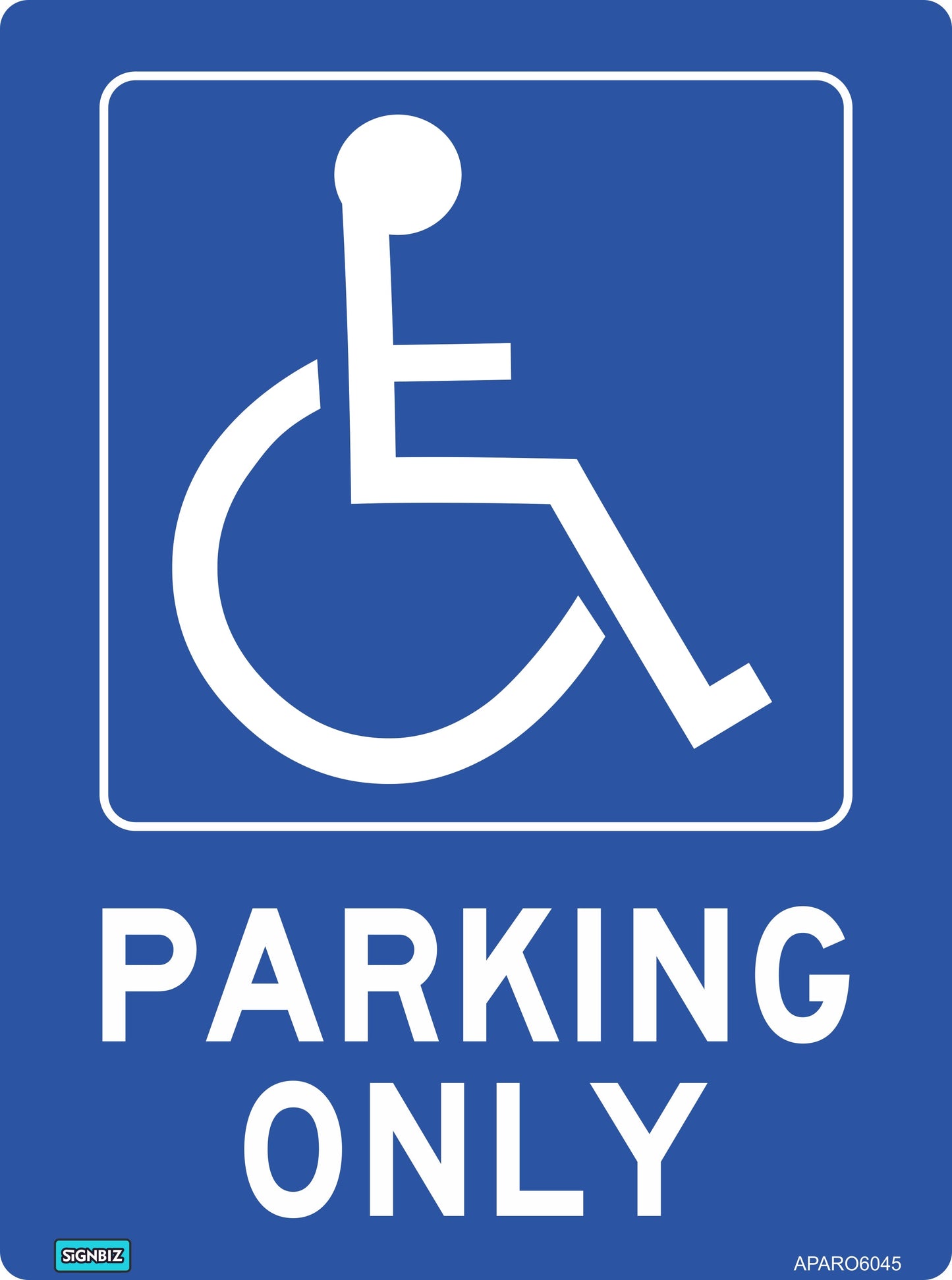 Accessible Disabled Parking Only