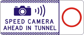 G6-330n - Speed Camera Ahead In Tunnel (with speed limit on right)