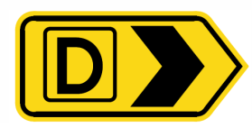 G9-328n(R) - Detour (Right Chevron)