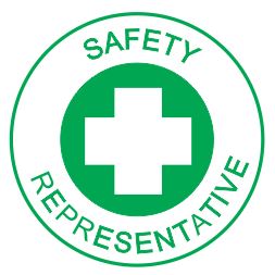 SAFETY REPRESENTATIVE HARD HAT DECAL 50mm