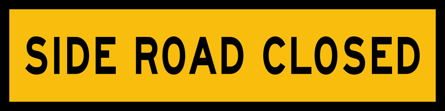 Side Road Closed (MMS Insert)