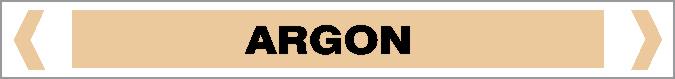 Pipe Marker - GAS - ARGON