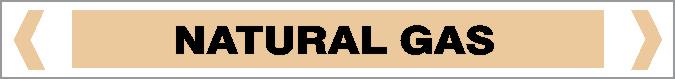 Pipe Marker - GAS - NATURAL GAS