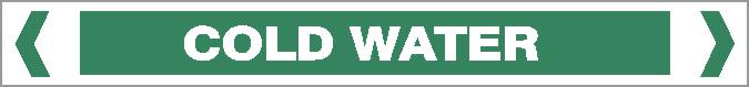 Pipe Marker - WATER - COLD WATER