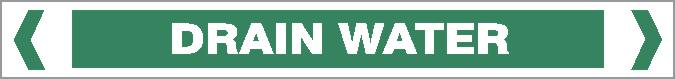 Pipe Marker - WATER - DRAIN WATER