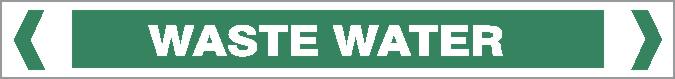 Pipe Marker - WATER - WASTE WATER