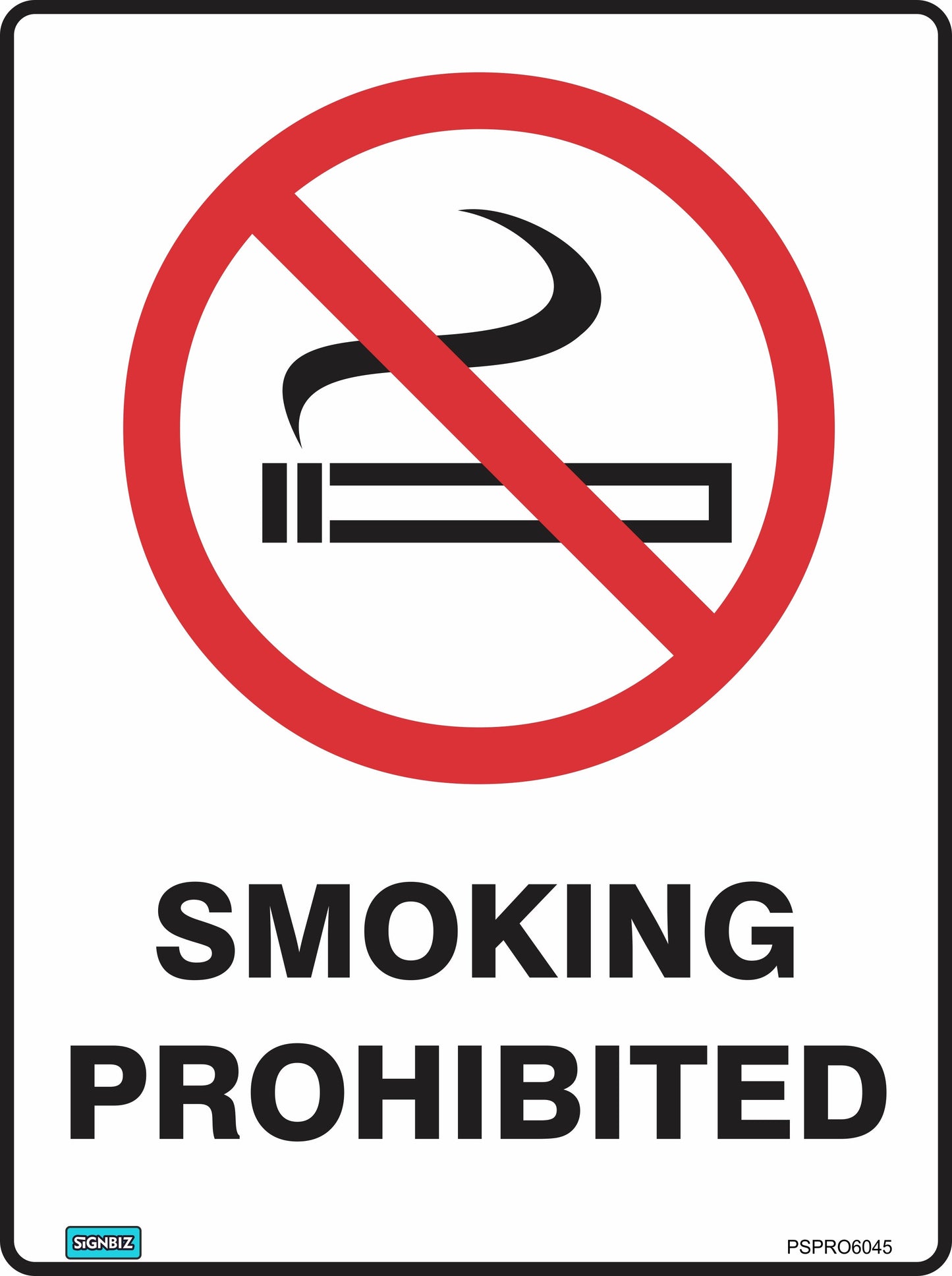 A prohibition sign displays a cigarette within a red circle and slash, indicating no smoking. Below, bold text reads "SMOKING PERMITTED." Compliant with Australian Standards AS/NZS 1319 for safety signs. Product: Prohibition Smoking Permitted.