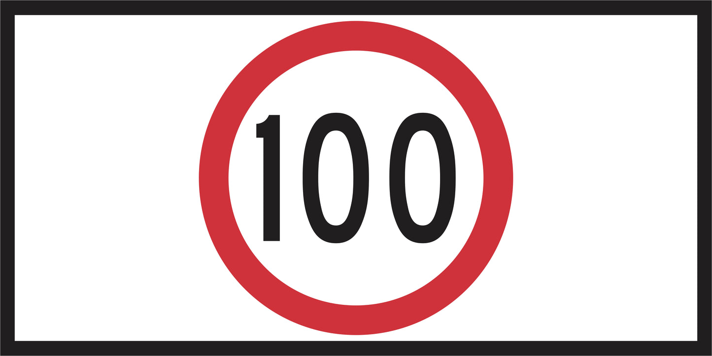 RM4-1(C) - Speed Limit (Mms Insert - To Be used on Multi Message Sign panels Only)