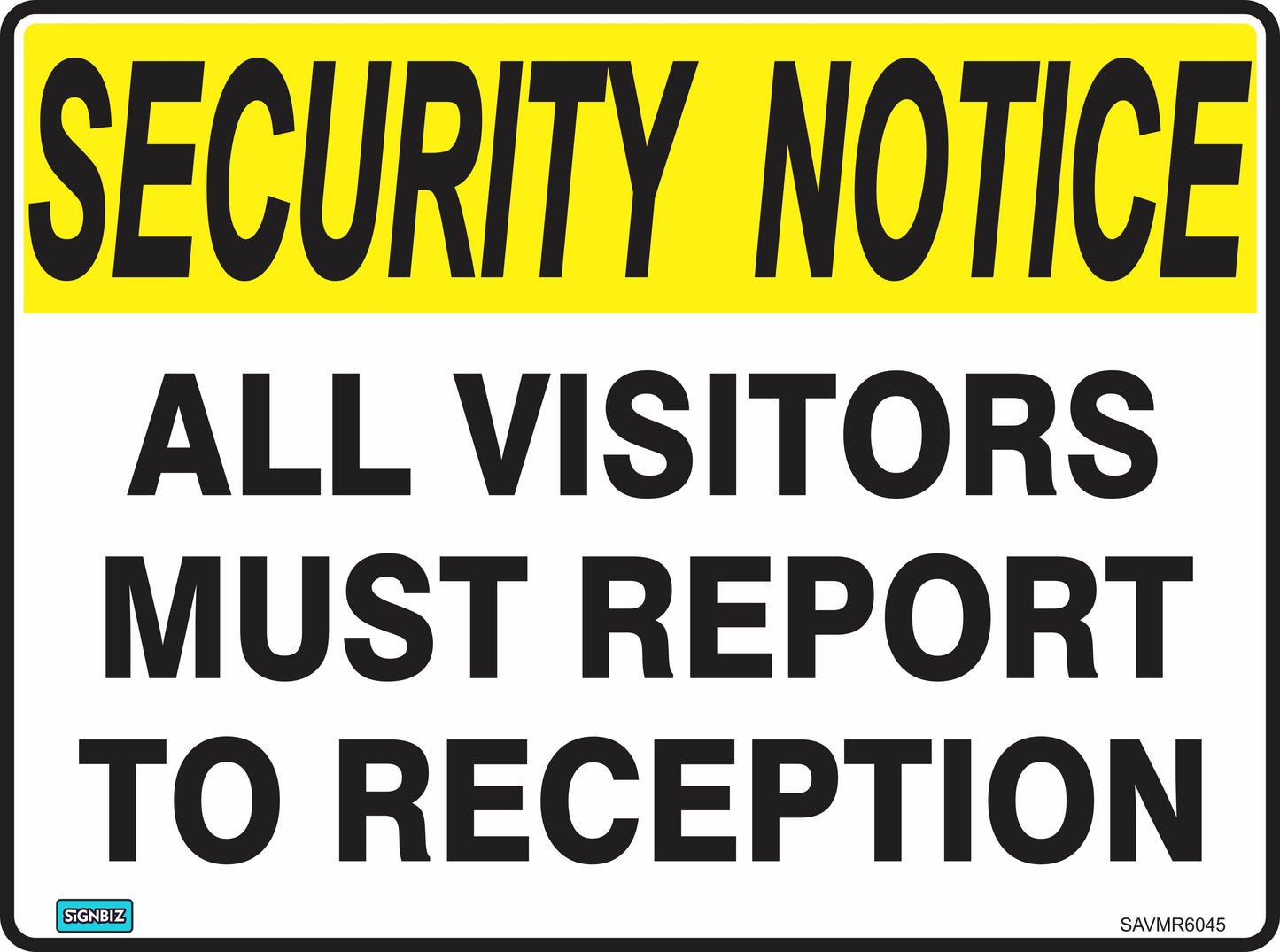 Sec Notice Visitors To Recept.