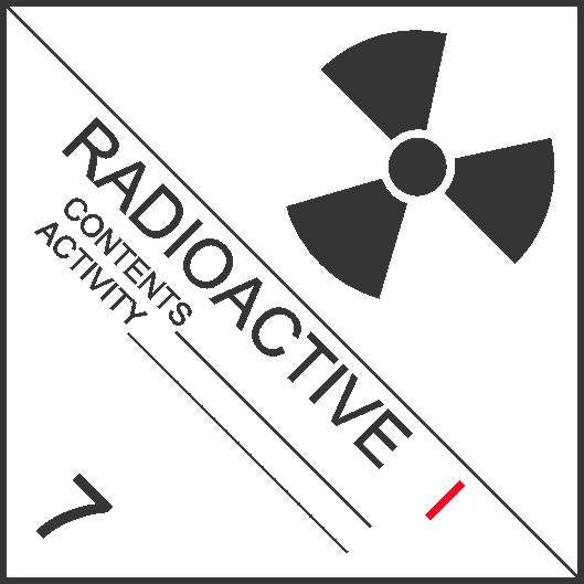 DANGEROUS GOODS RADIOACTIVE 1-7
