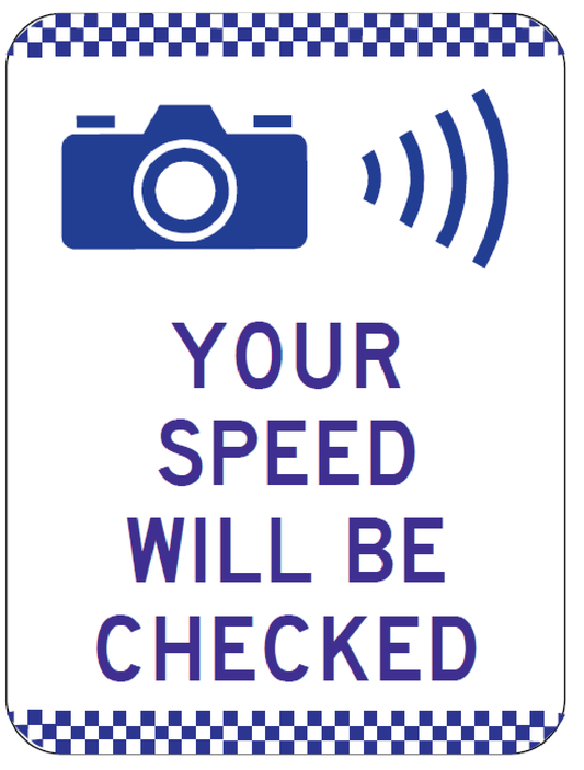 G6-313n - Speed Camera (Symbolic) Your Speed Will Be Checked