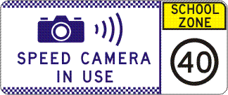 G6-328-4n - Speed Camera In Use (School Zone repeater)