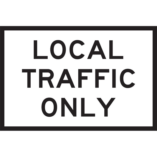 G9-40-2 - Local Traffic Only (Roadworks)