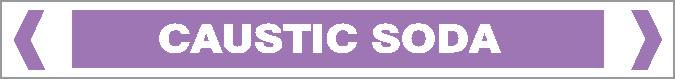 Pipe Marker - ACID / ALKALI - CAUSTIC SODA