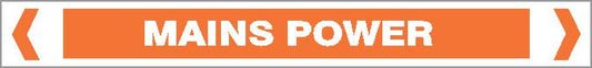 Pipe Marker - ELECTRICAL - MAINS POWER