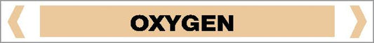 Pipe Marker - GAS - OXYGEN