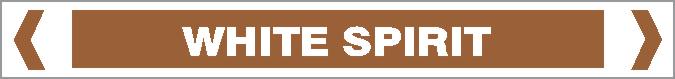 Pipe Marker - OILS - WHITE SPIRIT
