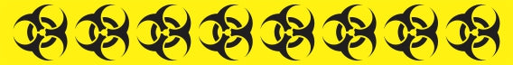Pipe Marker - SS BIO HAZARD SUPP MARKERS