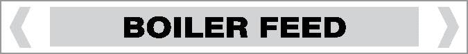 Pipe Marker - STEAM - BOILER FEED