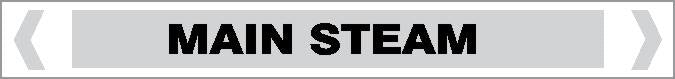 Pipe Marker - STEAM - MAIN STEAM