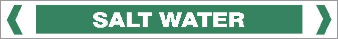 Pipe Marker - WATER - SALT WATER