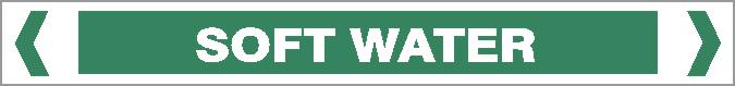 Pipe Marker - WATER - SOFT WATER