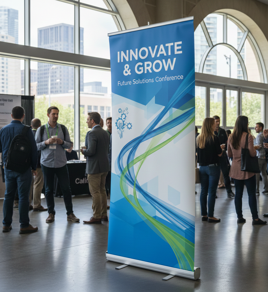 Pull Up Banner 850mm x 2000mm