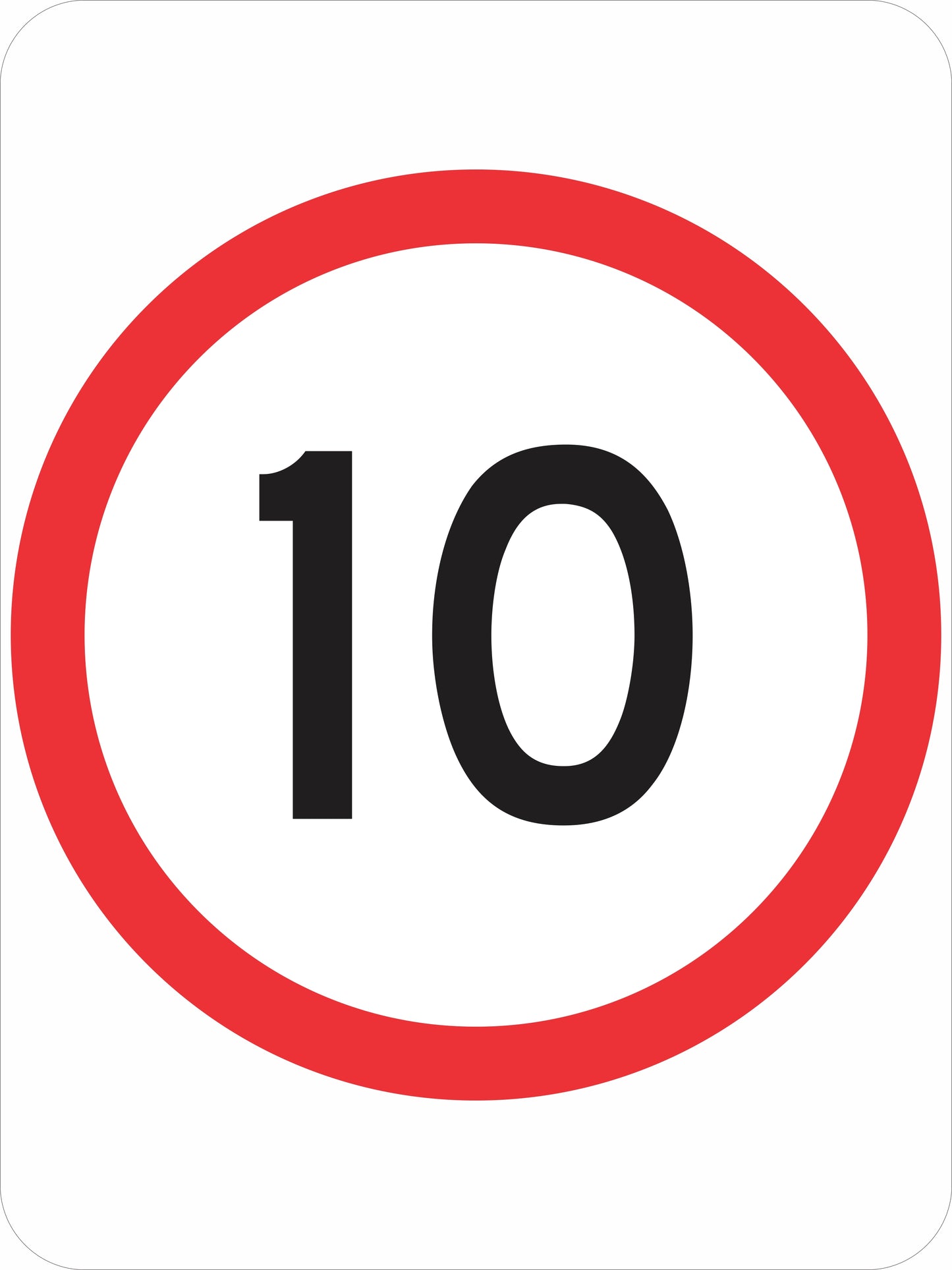 R4-1 Speed Limit (Symbolic)