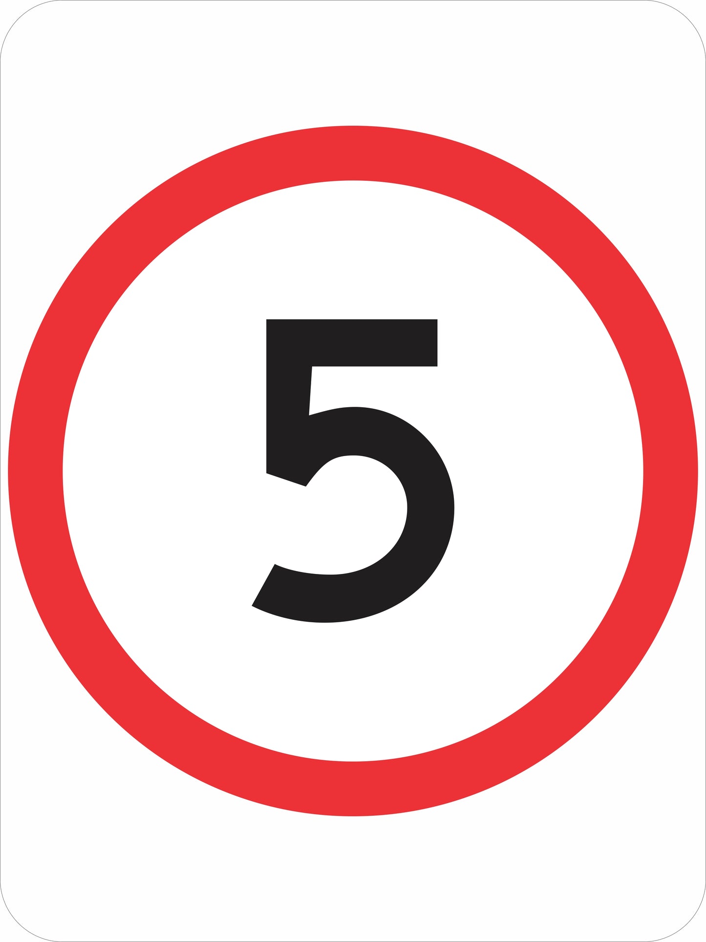 R4-1 Speed Limit (Symbolic)