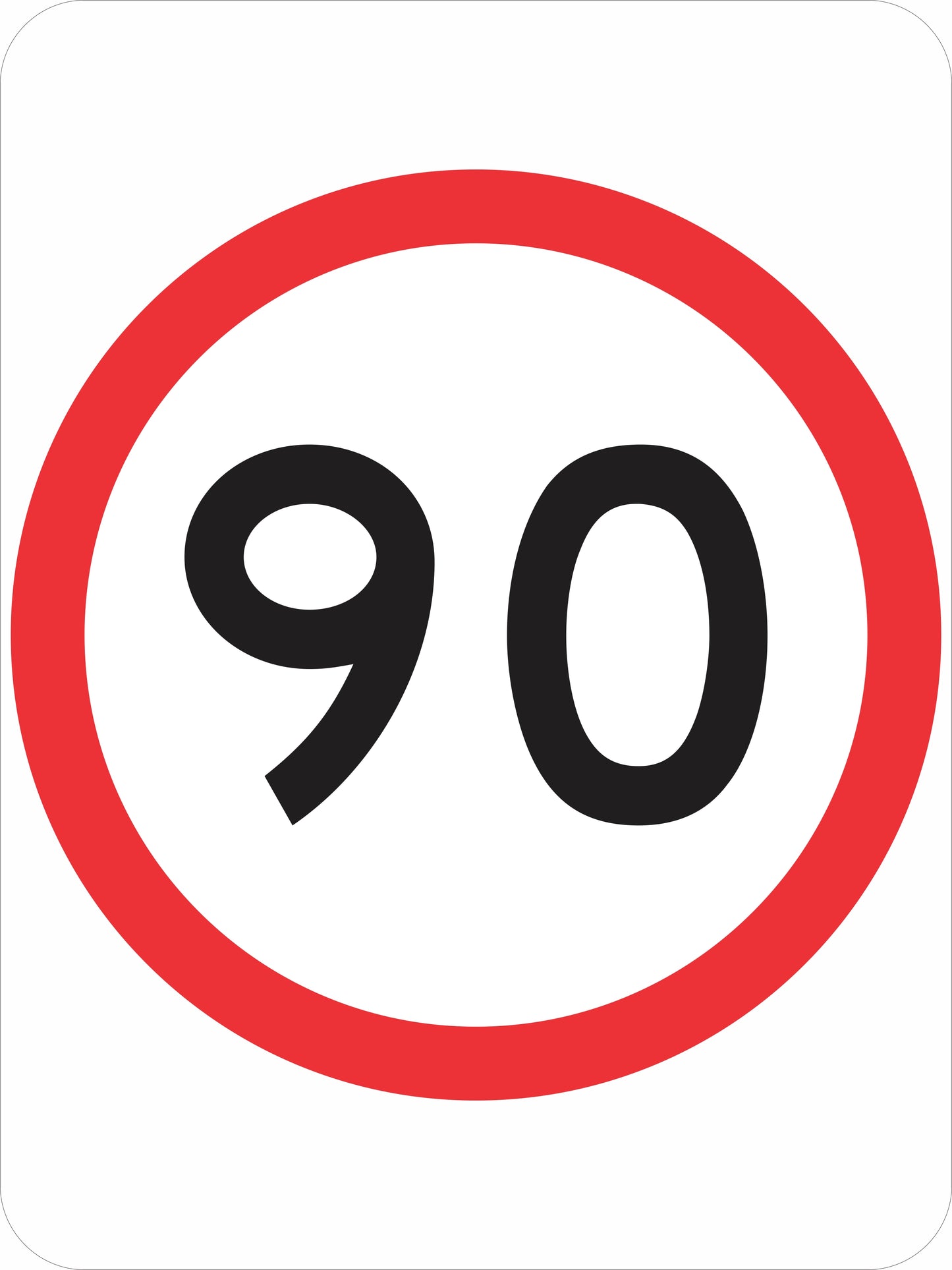 R4-1 Speed Limit (Symbolic)