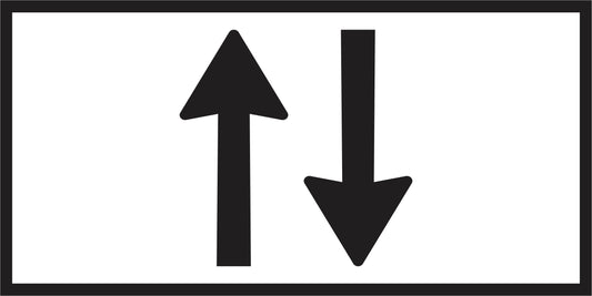 RM2-11n(C) - Two Way (Symbolic) (Mms Insert - To Be used on Multi Message Sign panels Only)